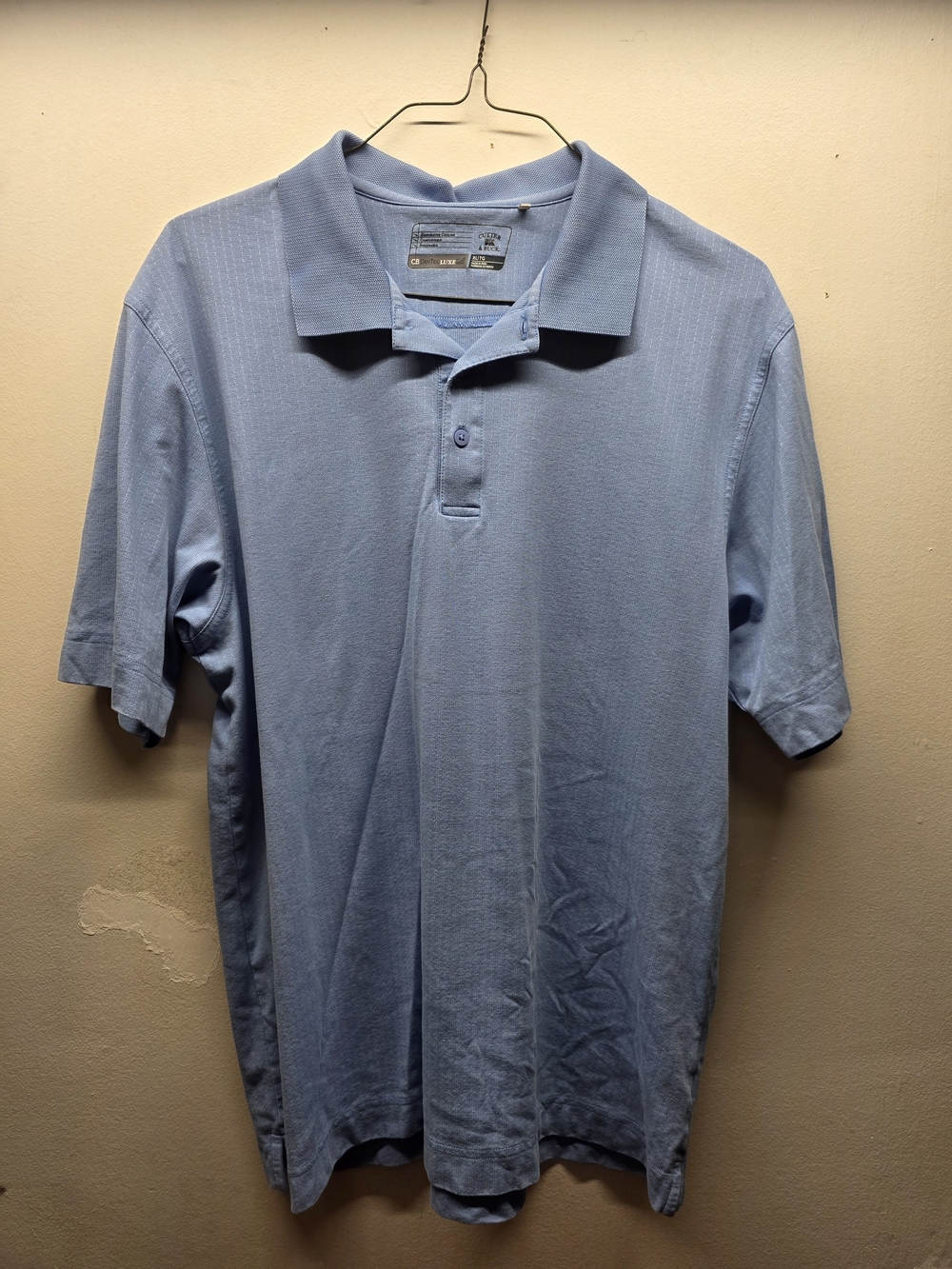 Cutter & Buck Men's Light Blue Polo Shirt